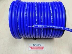 Ton's Performance 8 mm AZUL silicona núcleo espiral bujía alambre por el pie - Imagen 1 de 2