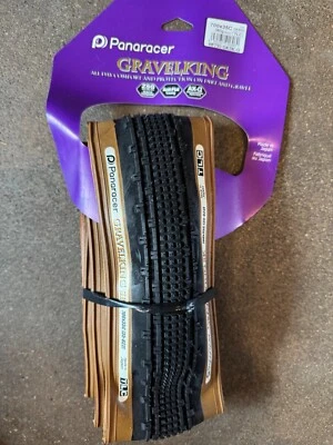 Panaracer Gravelking SK 700 x 35C Tubeless negro/marrón Foto 1 de 2