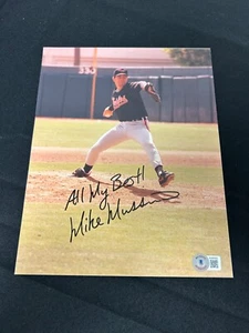 Mike Mussina Signed Auto 8x10 Photo Baltimore Orioles BAS 932 - Picture 1 of 4