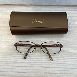 Safilo Emozioni Unisex EM4353-FV8 -130 Brown Eye Glasses Frames -With Box - Picture 1 of 13