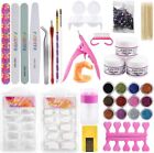 Acrylic Nail Kit Full Set Manicure Nail Art Kit 12 Professional Acrylic Glitter