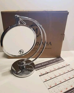 Mirrorvana 7-Inch Magnifying Makeup Mirror, Dual-Sided 1X/7X Magnifying - Picture 1 of 5