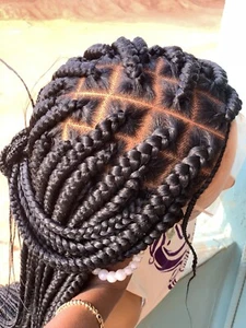 Knotless Braided wig,Box Braids,Full Lace braid wig,Braid wig,Senegalese braid - Picture 1 of 12