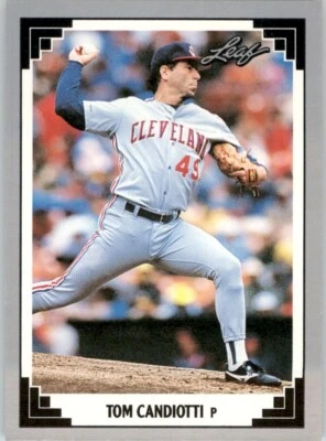 1991 Leaf Tom Candiotti Cleveland Indians #79 - Image 1 of 2