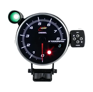 RACETECH Performance Electrical 115mm 4.53" Tachometer Warning Diesel 80000RPM - Picture 1 of 10