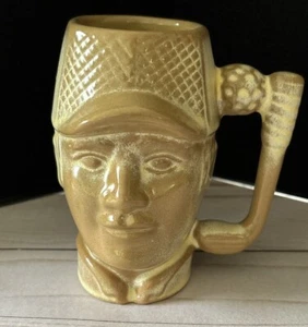 Vintage Frankoma Pottery 1970 Golfer’s Mug 603 - Picture 1 of 9