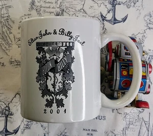 Elton John Billy Joel Face To Face Tour 2001 Souvenir Coffee Mug - Picture 1 of 4