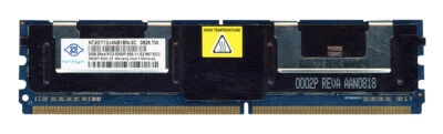 Server Modulo RAM Nanya NT2GT72U4NB1BN-3C Fully Buffered ECC DDR2 2GB 667MHz - Immagine 1 di 2