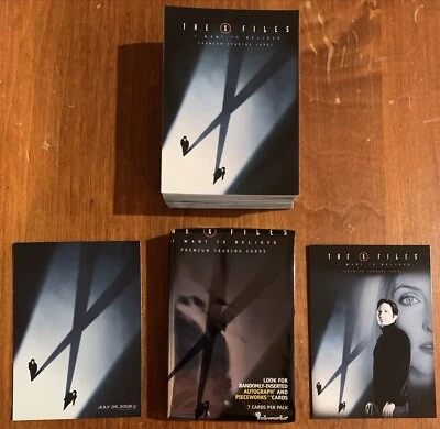 2008 Inkworks🔥The X-FILES I Want To Believe Complete Card Set (72) + 2 Promos - Image 1 of 4