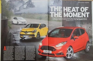 Original 2013 Autocar Ford Fiesta ST-2, Renault Clio RS, Peugeot 208 Gruppentest - Bild 1 von 1