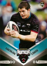 ✺New✺ 2010 PENRITH PANTHERS NRL Card LACHLAN COOTE Daily Telegraph