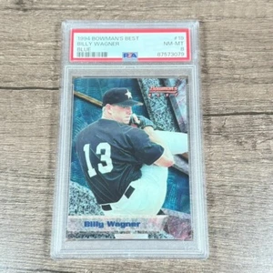 1994 Bowman's Best - Billy Wagner #19 Blue (RC) PSA 8 NM-MT - Picture 1 of 2