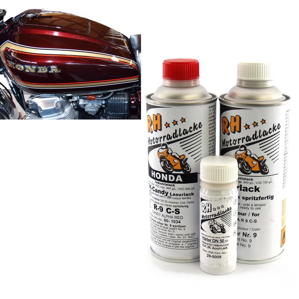 Honda CB 750 Four K7 K8 Lacksatz Lack Set Candy Alpha Red (Rot) Paint Color - Bild 1 von 1