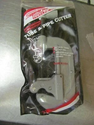 New 36877 Old Stock Superior No. #3  Tube & Pipe Cutter 3/8" to 2-1/8" US Made - Image 1 of 2