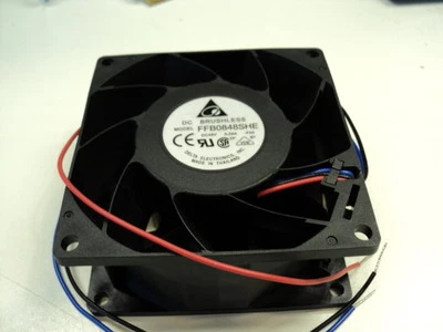 VENTILADOR TUBEAXIAL DELTA FFB0848SHE 48V 48VDC 80MMX38MM DC 4900RPM 0.24A NUEVO de fábrica Foto 1 de 2