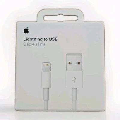 Original Apple MUQW3AM/A 1M 3Ft White Lightning to USB Cable - 195949087677 - Image 1 of 2