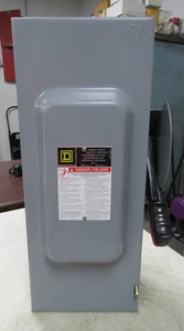 💥NEW SQUARE D 100 AMP FUSIBLE HEAVY DUTY SAFETY SWITCH 600 VAC 600 VDC H363N - Picture 1 of 11