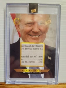 DONALD J. TRUMP THE 45th/47th PRESIDENT, 2025 PIECES OF THE PAST ROYALTY RELIC - Picture 1 of 7