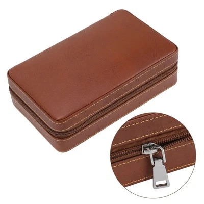 GE Reise Zigarren Humidor Case Portable Zigarrenbox Mit Befeuchter Und Divider - Bild 1 von 4