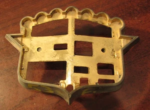 1953 Cadillac Hood Emblem Crest Badge Bezel 1459254 - Picture 1 of 8
