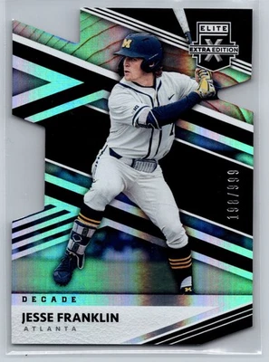 2020 Panini Elite Extra Edition 203rd Decade Die-Cut #48 Jesse Franklin 199/999 - Image 1 of 2