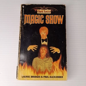 Magic Show A Dark Forces Book by Laurie Bridges Bantam 1983  Horror Paperback  - Picture 1 of 18