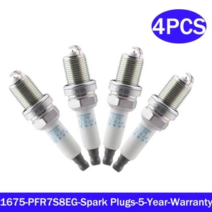 4x Laser Platinum Pre-Gapped Spark Plugs PFR7S8EG/1675 For ngk VW Audi - Picture 1 of 5