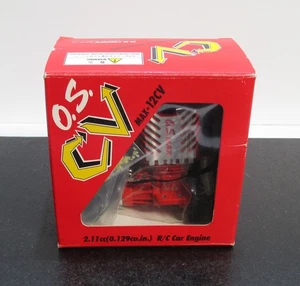 O.S. MAX-12CV-X Square Head 2.11cc 2-stroke glow engine for 1/10 R/C cars, new - Picture 1 of 9