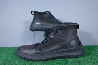 Cole Haan Zerogrand Shoes Mens Black Knit Chukka Boot High Top Sneaker Lace Up - Image 1 of 4
