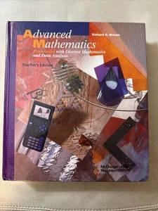 Advanced Mathematics PreCalculus Discrete Math Teacher’s Edition Hardcover Brown - Picture 1 of 10