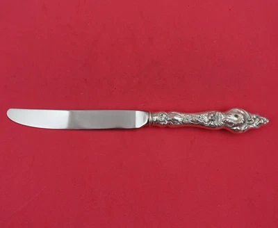 Cuchillo de cena Les Six Fleurs de Reed and Barton de plata esterlina nuevo francés 9 3/4" Foto 1 de 3