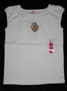 Gymboree ERDBEER PATCH Weiß Strick Top Strass Beere Neu mit Etikett 3 - Bild 1 von 2