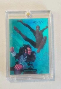 2016 Marvel Masterpieces - Battle Spectra Gems - Spider-Man V Morlun 40/99 - Bild 1 von 2