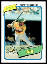 2010 Topps Cards Your Mom Threw Out Rickey Henderson Oakland Athletics #CMT-29