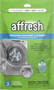 Affresh Washing Machine Cleaner 3 Tablets for Front & Top Load Washers Includ HE - Picture 1 of 4