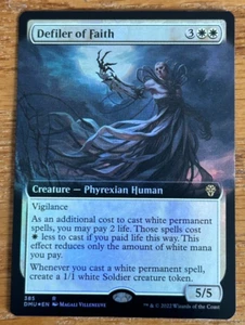 Magic The Gathering Dominaria United, Defiler of Faith - Lámina sin bordes - Imagen 1 de 1