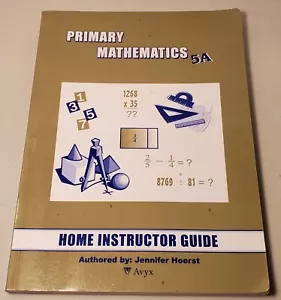 Primary Mathematics 5A Home Instructor's Guide Book - Foto 1 di 3