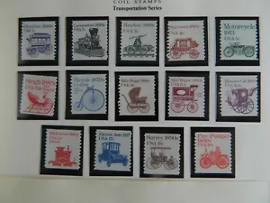 US SC# 1897-1908 TRANSPORT COIL SAMMLUNG POSTFRISCH (LOT B2) - Bild 1 von 1