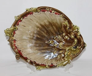 Antiker Jugendstil Jugend Julius Dressler Böhmischer Servierteller um 1900 - Bild 1 von 7