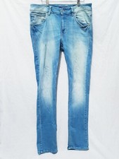Flying Machine Jeans Skinny Jackson Handcrafted Denim W30 L33 Faded Distressed 