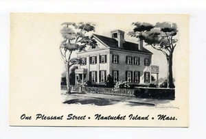 Postal de Nantucket MA, One Pleasant Street, William Crosby House, restaurante - Imagen 1 de 2