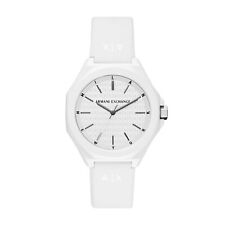 Mens Wristwatch ARMANI EXCHANGE ANDREA AX4602 Silicone White