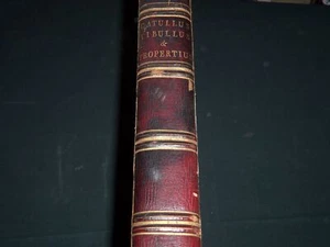 1794 CATULLI TIBULLI PROPERTII OPERA VOLUME - LATIN TEXT- Z 74 - Picture 1 of 11