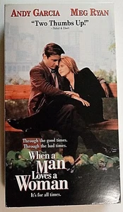 When a Man Loves a Woman (VHS, 1994) Andy Garcia Meg Ryan - Picture 1 of 5