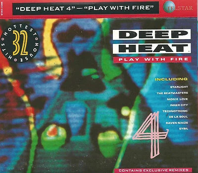 DEEP HEAT 4 PLAY WITH FIRE  2X CASSETTE INNER CITY TECHNOTRONIC HOUSE TECHNO  - Image 1 of 4