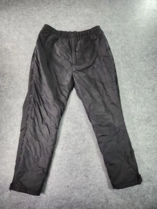 Vintage LL Bean Snow Pants Mens Large Black Thinsulate Snow Ski Made In USA - Picture 1 of 15