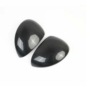 1 Pair Carbon Fiber Side Door Mirror Cover Trim For Dodge Challenger 2015-2019 - Picture 1 of 6