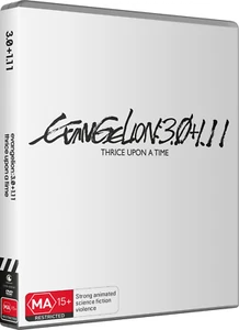 BRAND NEW Evangelion: 3.0+1.11 Thrice Upon A Time (DVD, 2023) R4 Movie Anime - Picture 1 of 1