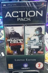 ACTION PACK SPLINTER CELL + GHOST RECON 2 SONY PSP NEUF NEW VERSION PAL EURO FR - Imagen 1 de 6