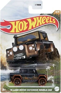 Hot Wheels Fango Runner Land Rover Defender Double Cab '15 HDH11 Macchinine Meta - Foto 1 di 1